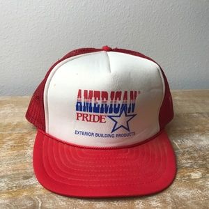 Vintage American Pride Snapback Trucker Dad Hat